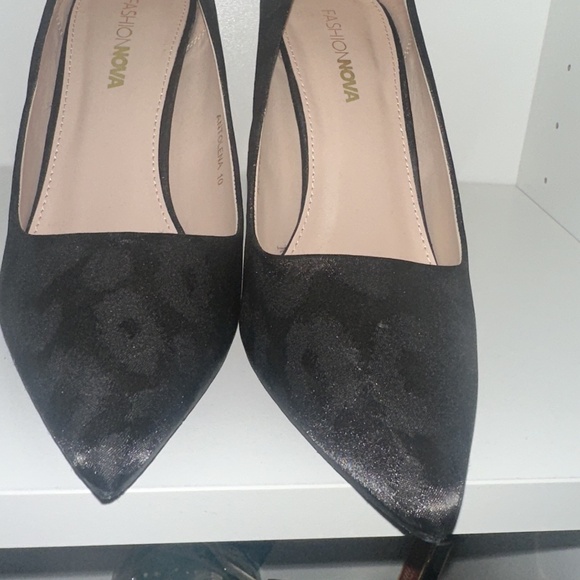 Fashionova sexy black pumps size 10 - Picture 1 of 3